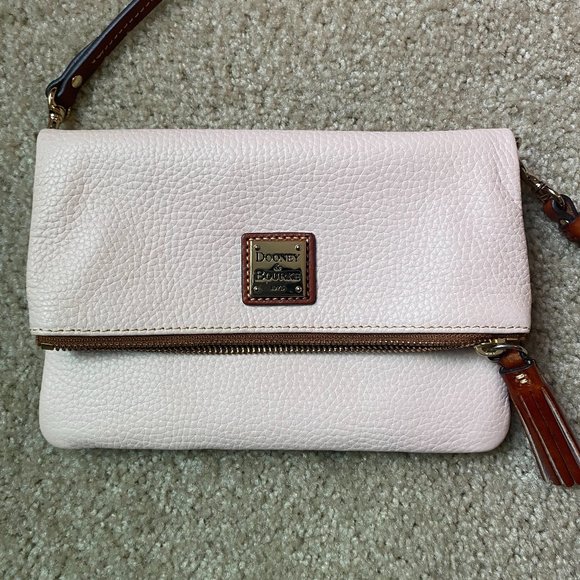 Dooney & Bourke Handbags - Dooney & Bourke Pebble Grain Foldover Crossbody